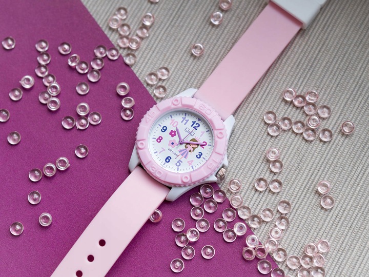 ZEGAREK QQ VQ96J027Y DLA DZIEWCZYNKI Z KSIĘŻNICZKĄ