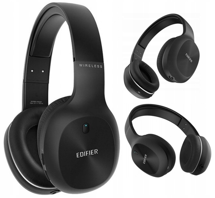 CZARNE SŁUCHAWKI Nauszne Bezprzewodowe EDIFIER W800BT PLUS APTX Bluetooth