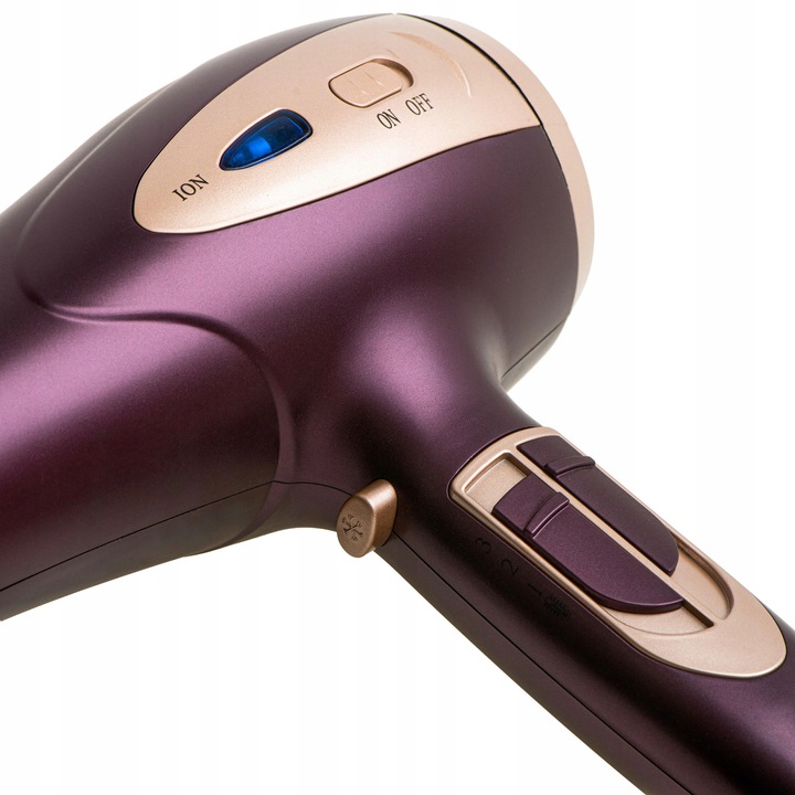 Suszarka do włosów 2400W Z JONIZACJĄ Zimny nawiew + Koncentrator i Dyfuzor