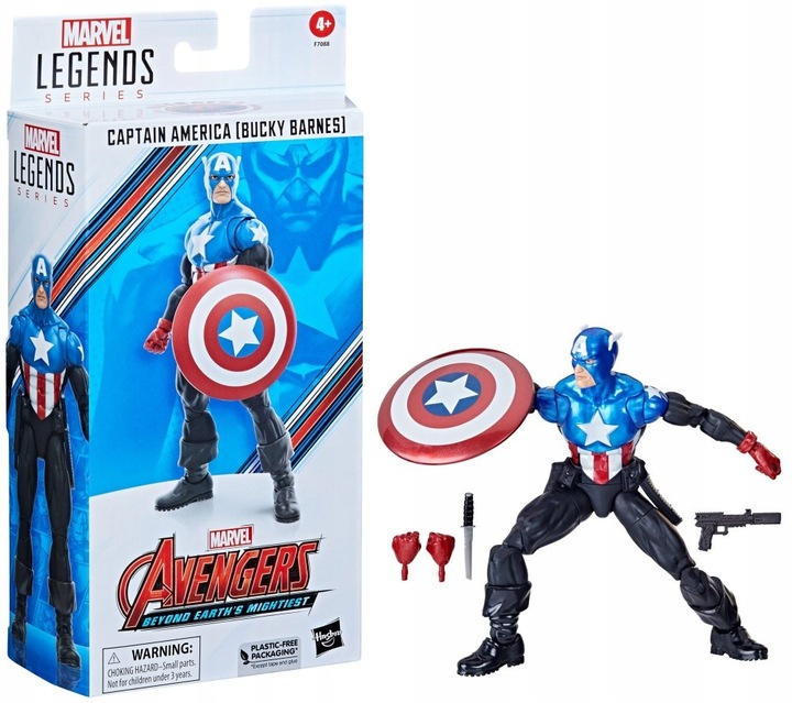 KAPITAN AMERYKA Hasbro MARVEL Legenda AVENGERS F7088 Figurka 15 cm