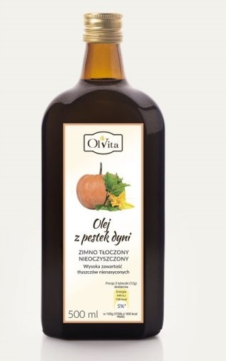 Olvita olej z pestek dyni prostata 500 ml