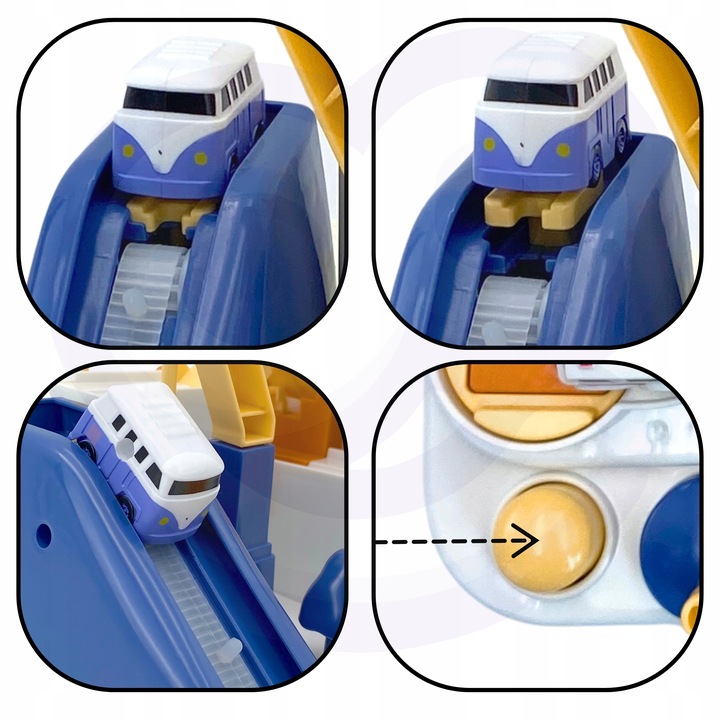 INTERAKTYWNY TOR PRZESZKÓD SAMOCHODOWY AUTKA PRZYGODA PANDY GRA WOOPIE