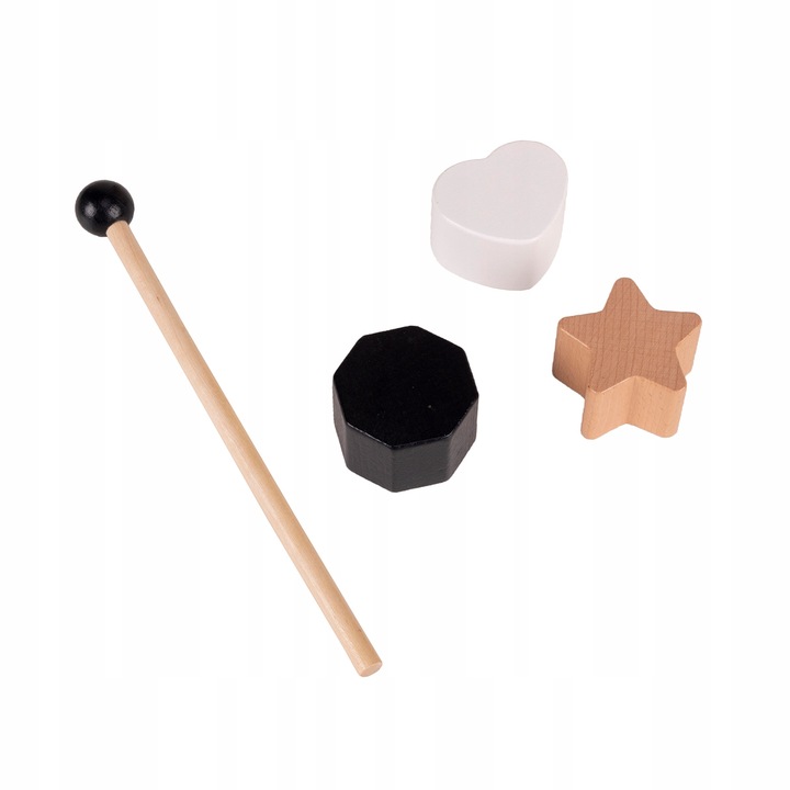 Drewniany chodzik interaktywny pchacz Dla Dzieci KiddyMoon WK-001