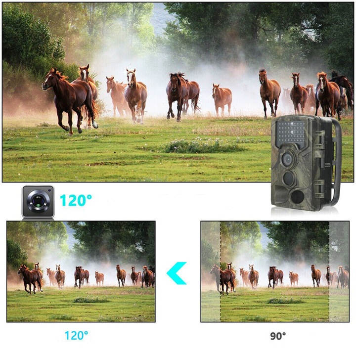 FOTOPUŁAPKA KAMERA LEŚNA DO LASU HC-800A 50MPX