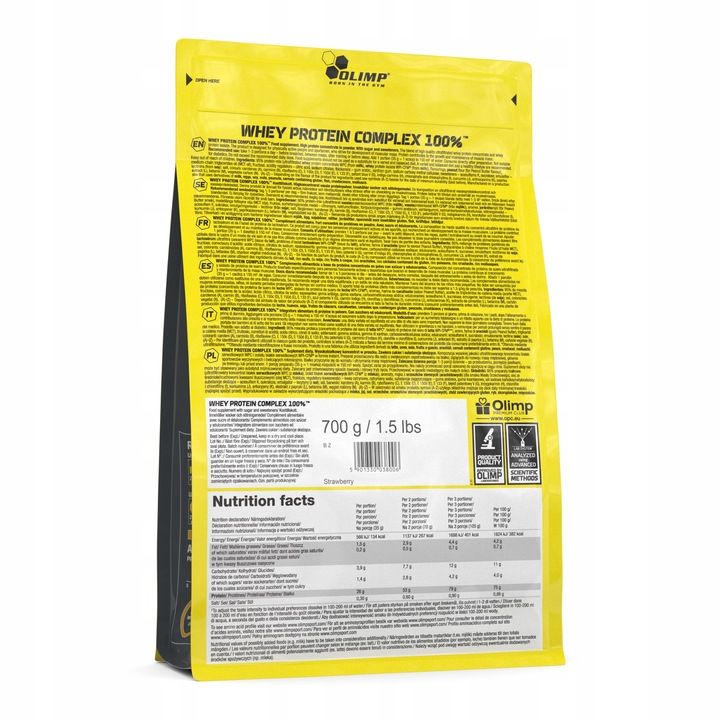 OLIMP WHEY PROTEIN COMPLEX 700g ODŻYWKA BIAŁKOWA WPC BIAŁKO SERWATKOWE
