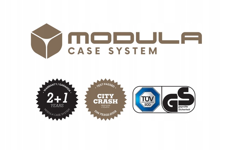 BOX DACHOWY BAGAŻNIK MODULA BELUGA 460L MOCS0328 CZARNY POŁYSK