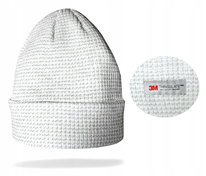 Czapka 3M Thinsulate uniwersalna odblask ocieplona