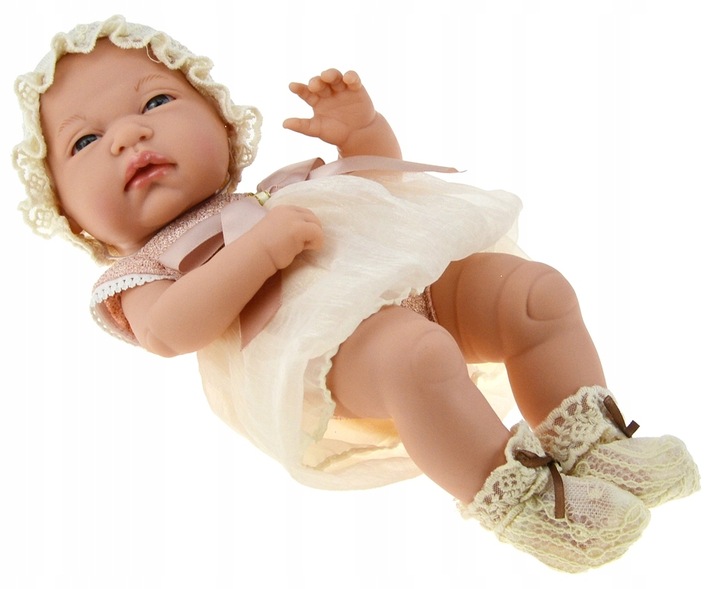 LALKA BOBAS JAK PRAWDZIWA NIEMOWLĘ DZIDZIUŚ DZIEWCZYNKA 30cm