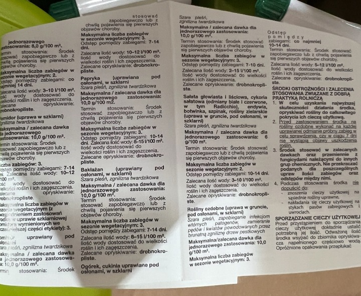 SUMIN SWITCH 62,5 WG RTU choroby jabłoni gruszy pigwy czereśni wiśni 1L