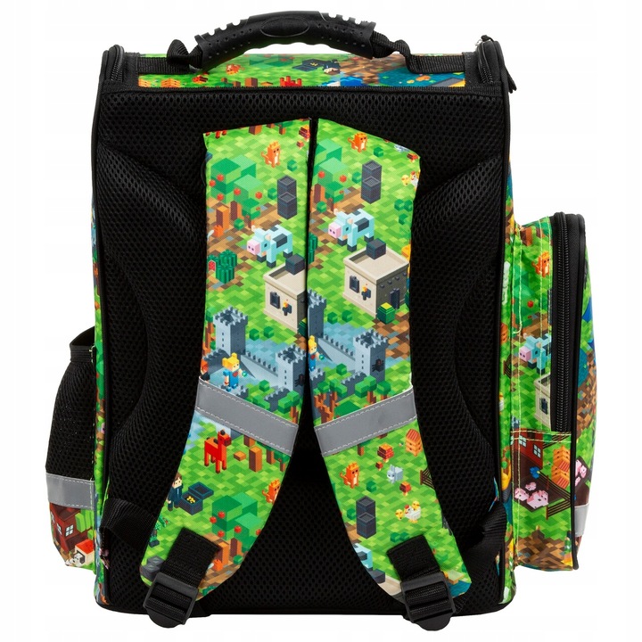 TORNISTER ERGONOMICZNY DO 1 KLASY DLA CHŁOPCA GAME LEVEL DLA FANA GRY DF31