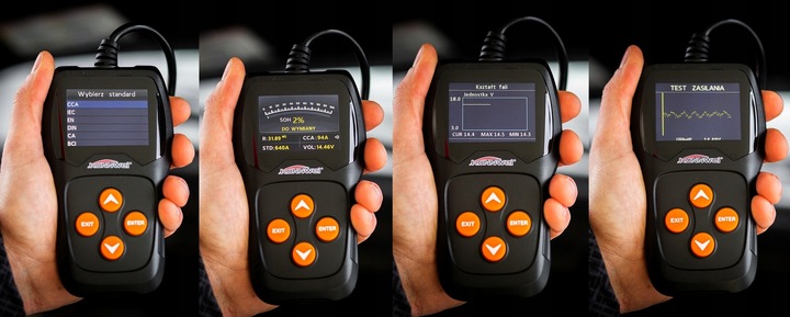 TESTER DO BATERII AKUMULATORÓW 12V Konnwei KW600