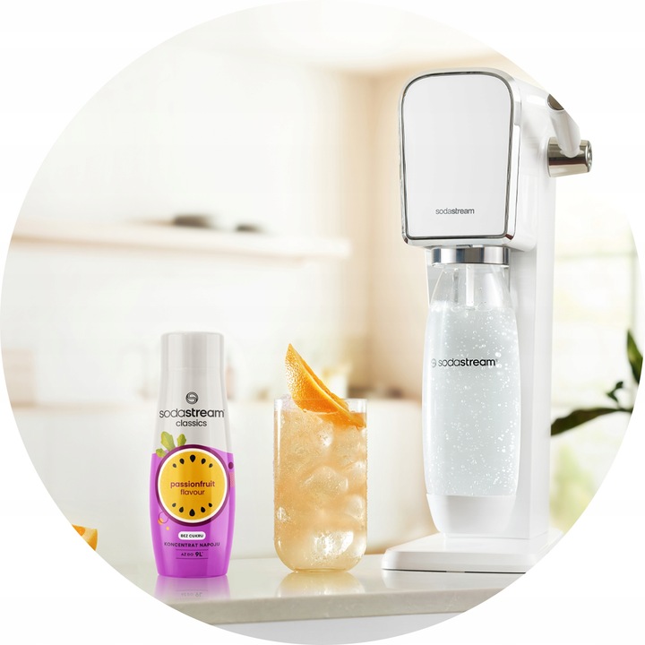 Zestaw Syrop do wody SodaStream Marakuja Bez cukru 2x440ml + Torba GRATIS