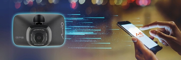 WIDEOREJESTRATOR MIO MIVUE C595W KAMERA SAMOCHODOWA HDR Wifi GPS + 128GB