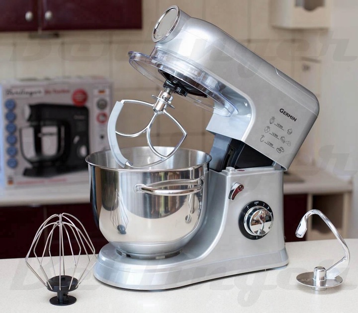 ROBOT KUCHENNY PLANETARNY MAX 1500 W MIKSER 5,5 L BERLINGER 4 MIESZADŁA