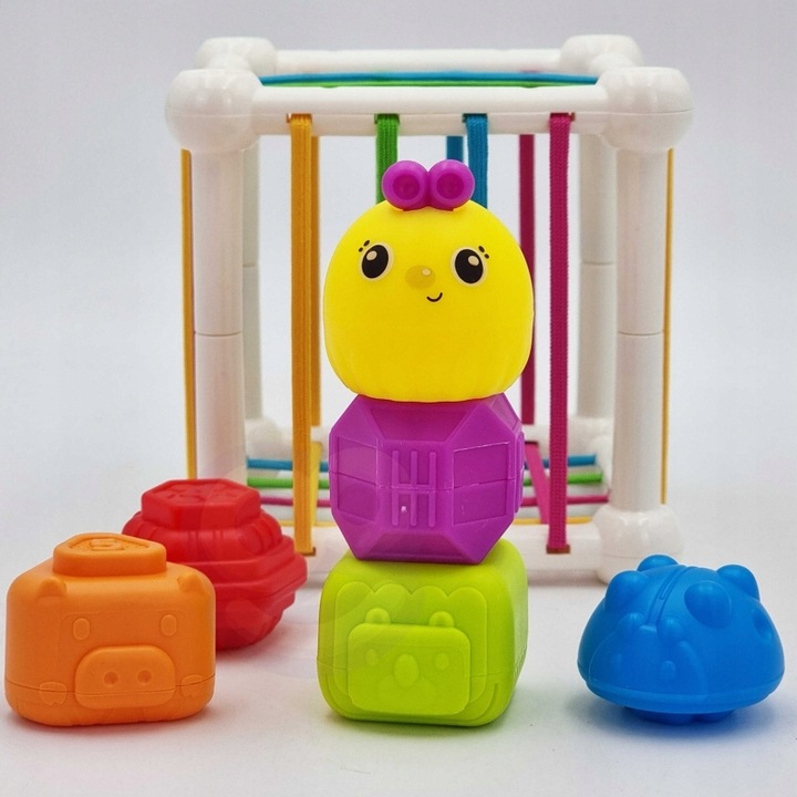 WOOPIE SORTER ELASTYCZNA KOSTKA SENSORYCZNA DŹWIĘK