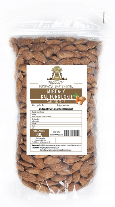 DUŻY ZESTAW ORZECHÓW 3x500 OD FUNDACJI BRATERSKIEJ