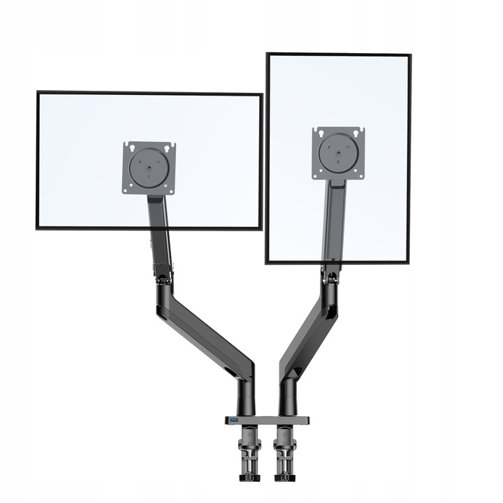 Regulowany Uchwyt Biurkowy na Dwa Monitory 22'-32'