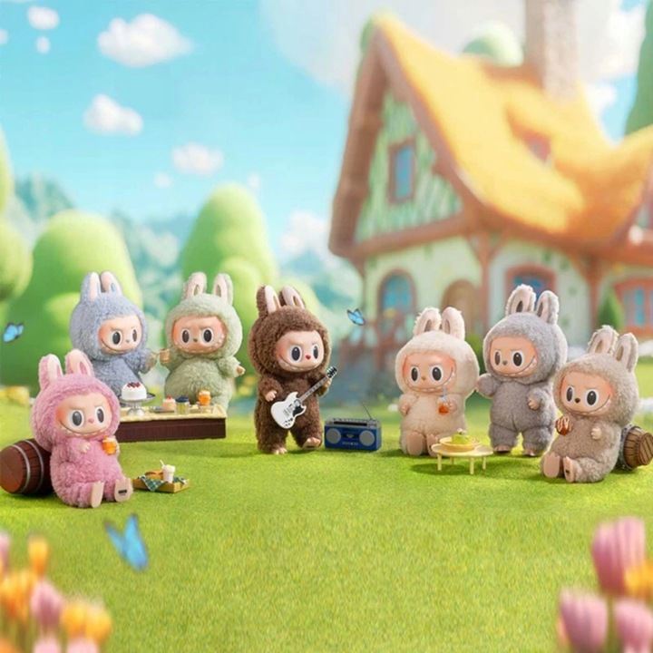 ORYGINALNE Pop Mart Labubu - The Monsters Tasty Macarons Vinyl Face Brelok