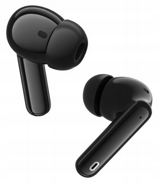 CZARNE Słuchawki Dokanałowe Bezprzewodowe MANTA Rytmo Bluetooth 5.3