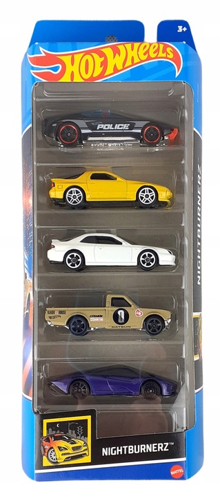 HOT WHEELS NIGHTBURNEZ HFV93 5PAK 5 PAK