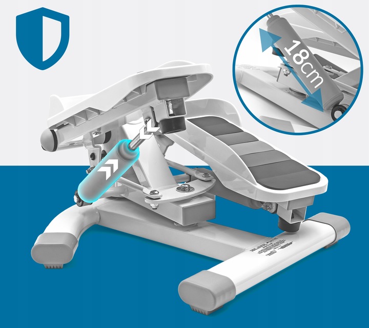 STEPPER SKRĘTNY step 2w1 steper z LINKAMI do ćwiczeń schody LICZNIK LCD