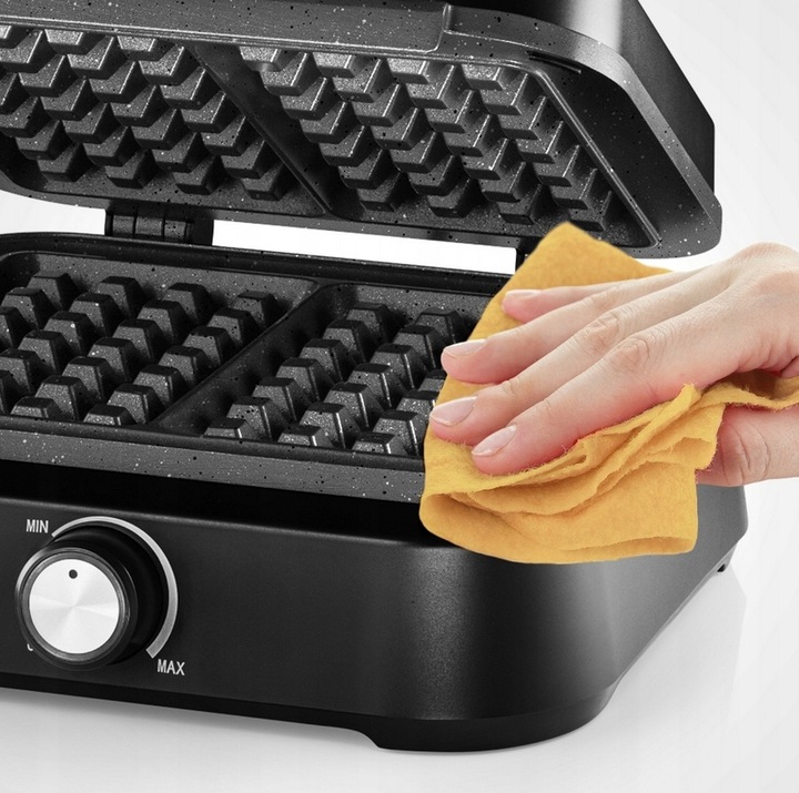 GOFROWNICA 2200W XXL 2 CHRUPIĄCE PUSZYSTE GOFRY XXL DUŻA SOLIDNIE WYKONANA