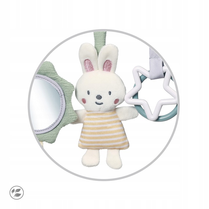 BABYONO EDUKACYJNA ZABAWKA SENSORYCZNA DO WÓZKA ŁÓŻECZKA FOTELIKA NATURE