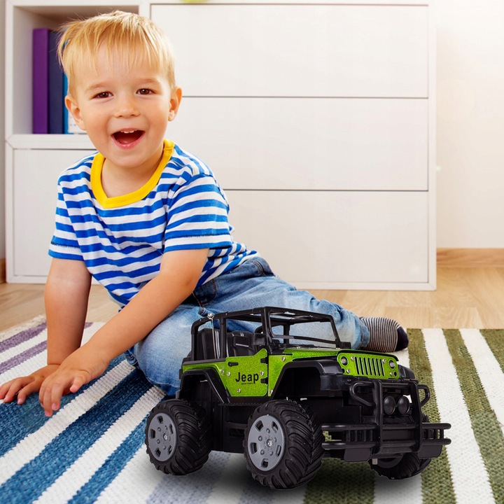 SAMOCHÓD AUTO TERENOWE JEEP RC 1:20 METALOWE ZDALNIE STEROWANE DLA CHŁOPCA