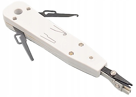 ZESTAW NARZĘDZI SIECIOWYCH DO WTYKÓW PRZELOTOWYCH RJ45 TESTER ZACISKARKA