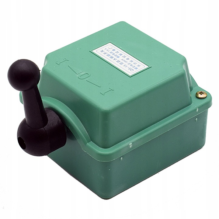 WŁĄCZNIK WYŁĄCZNIK ŁĄCZNIK KRZYWKOWY W OBUDOWIE LEWO PRAWO 3 FAZY 15A 380V