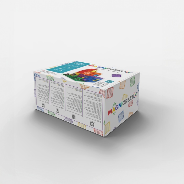 Klocki magnetyczne KOMPATYBILNE z LEGO i DUPLO CLASSIC 24 el. MAGNICREATIX