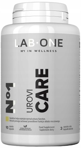 Lab One N°1 UroviCARE 90 kapsułek Ochrona układu moczowego Mniszek Żurawina