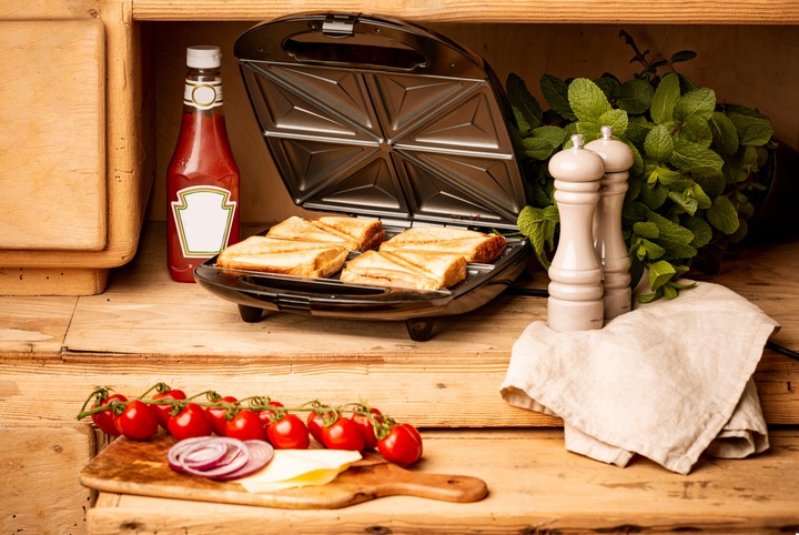 Opiekacz Do Kanapek Sandwich Toster Elektryczny Duży Na 4 Kanapki 1500W XXL