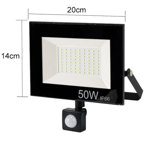 HALOGEN Naświetlacz LED SLIM CZUJNIK RUCHU zmierzchu reflektor z czujnikiem