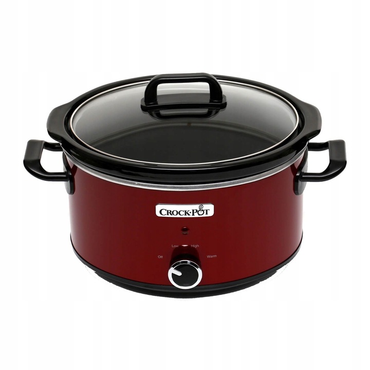 Wolnowar Crock-Pot SCV400RD-050 3,5 l czerwony 210 W