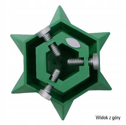 STOJAK CHOINKOWY XS DLA CHOINEK DO 3 METRÓW ZIELONY