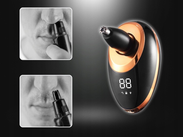 GOLARKA MĘSKA TR5-PRO TRYMER MASZYNKA DO BRODY GŁOWY TWARZY WŁOSÓW ALPHA