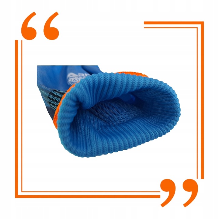 12 PAR Rękawice Robocze Wodoodporne Ochronne BHP Latex Arhem Water Foam 9-L