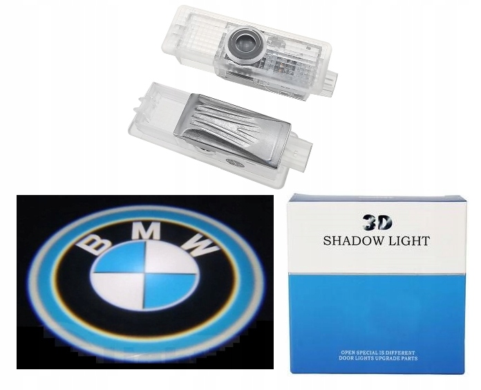 LED LOGO PROJEKTOR BMW 1 2 3 4 5 6 7 8 X1 X2 X3 X4 X5 X6 X7 Z4 E60 E90 F10