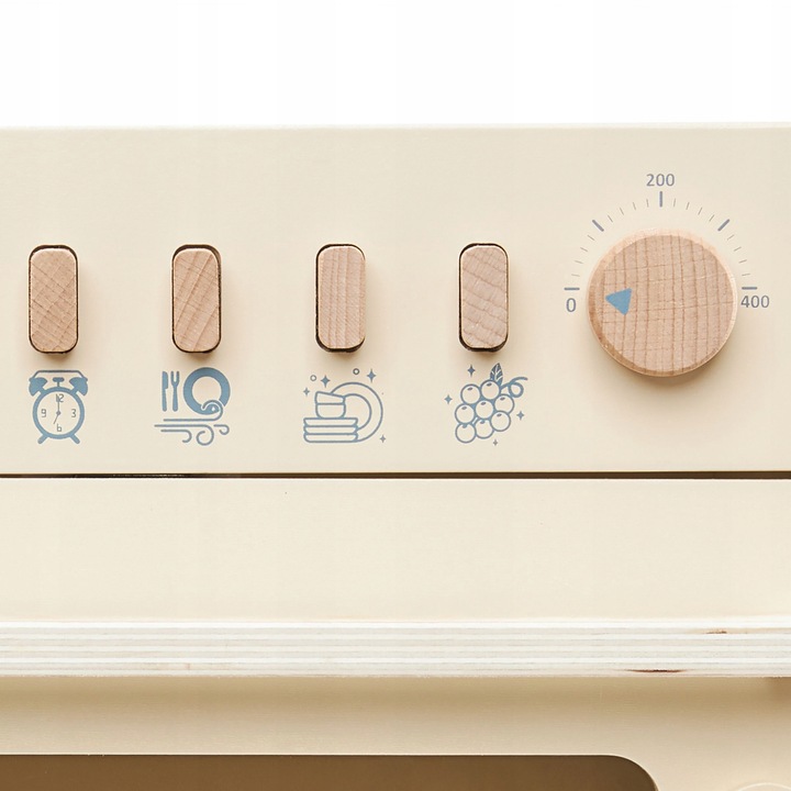 Zmywarka Dla Dzieci Drewniania z Akcesoriami Naczynia Talerze Bezpieczna