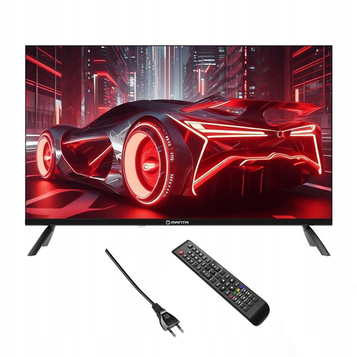Smart TV Telewizor 32 cale Android HD LED dekoder DVBT2 WIFI LAN USB Manta