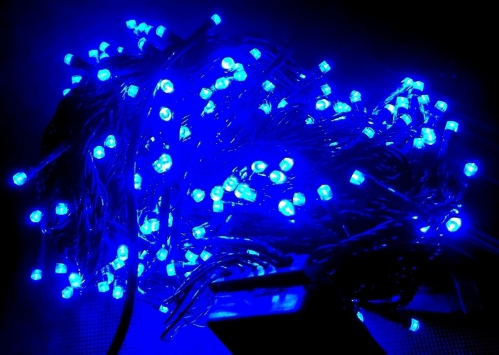 LAMPKI CHOINKOWE NIEBIESKIE 300 PILOT PROGRAMATOR