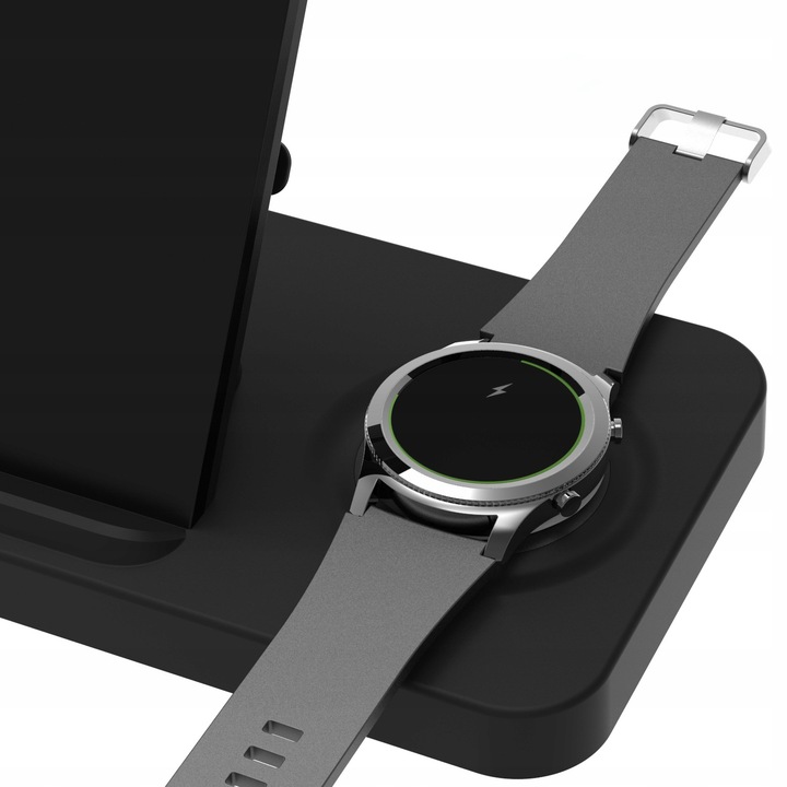 Ładowarka indukcyjna magnetyczna do IPHONE 12 13 14 15 APPLE WATCH 3w1 15W