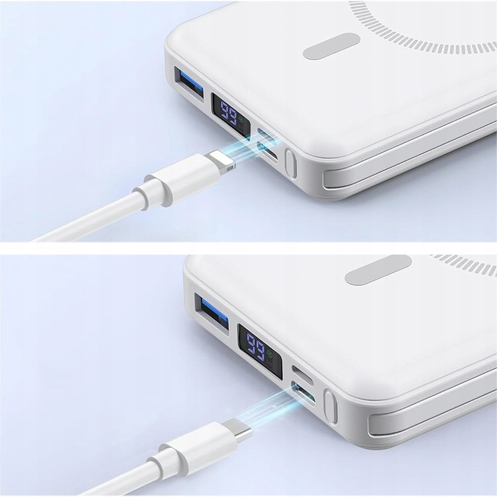 10000MAH MAGNETYCZNA MAGSAFE POWER BANK USB-C SZYBKIE ŁADOWANIE DLA IPHONE