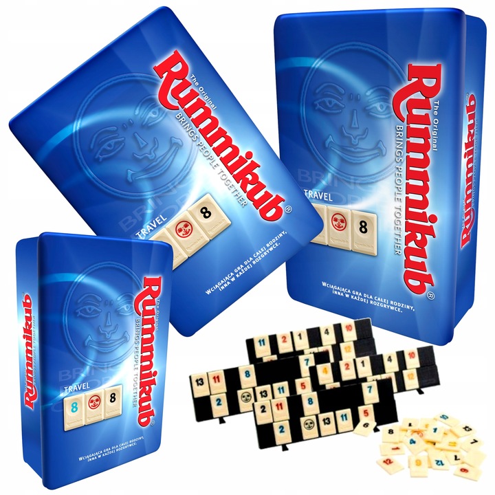 Gra Rummikub Travel Tin - wersja podróżna w metalowym pudełku