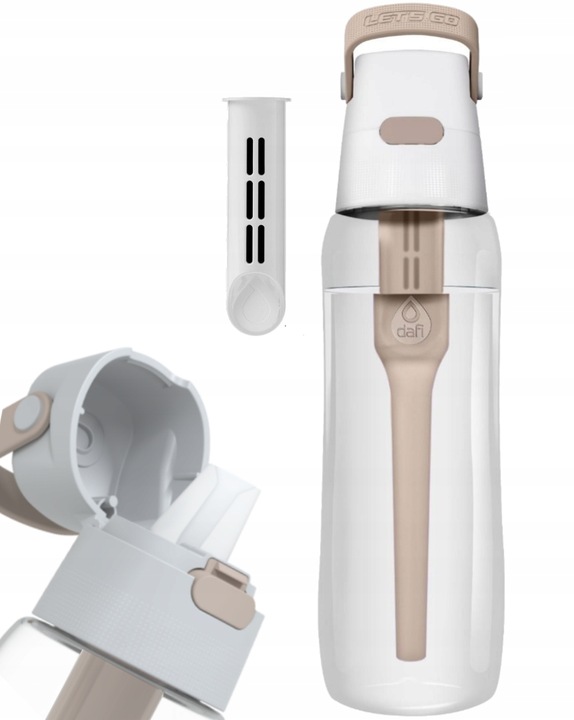 DAFI Butelka z filtrem SOLID 0,7L Cappucino Kawowa