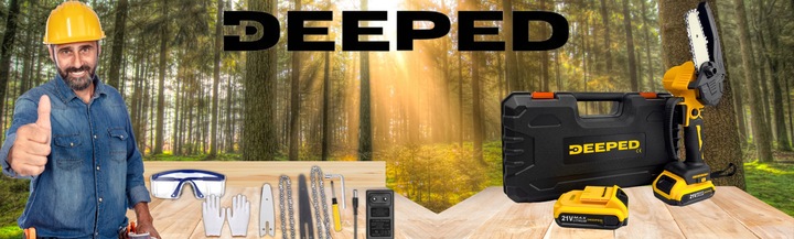 Piła Łańcuchowa Akumulatorowa Mini Pilarka 4''/6'' cali 2xAKU 2xPROWADNICE