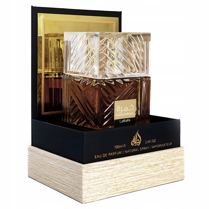 PERFUMY DAMSKIE MĘSKIE UNISEX LATTAFA KHAMRAH 100ml SŁODKIE PRZYPRAWOWE