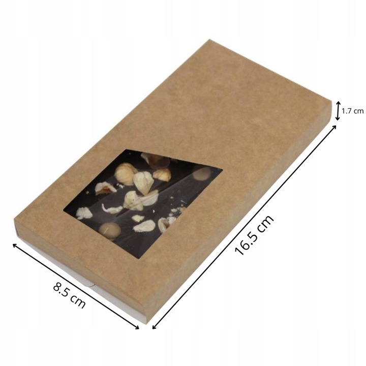 Pudełko na tabliczkę czekolady 165x85x17 mm 100 szt.