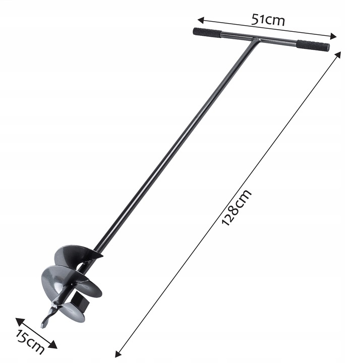 ŚWIDER RĘCZNY DO ZIEMI GRUNTU GLEBY DOŁOWNIK 150mm